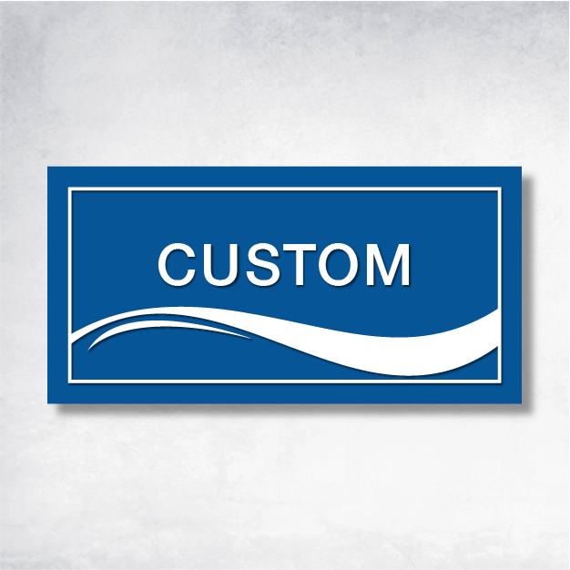 ADA compliant hallway corridor sign for facility managers, featuring braille and raised text for accessibility.