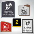 Elevator signs collections.
