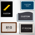 Custom signs collections.