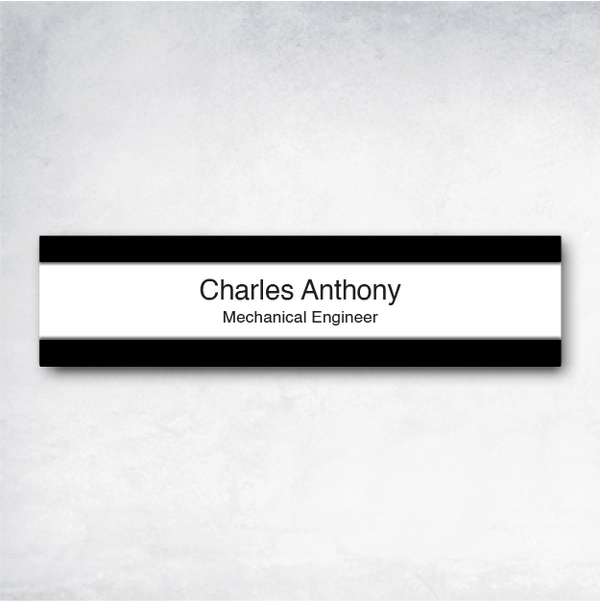 Chi - Cubicle Name Plate A3 10" x 2.5".