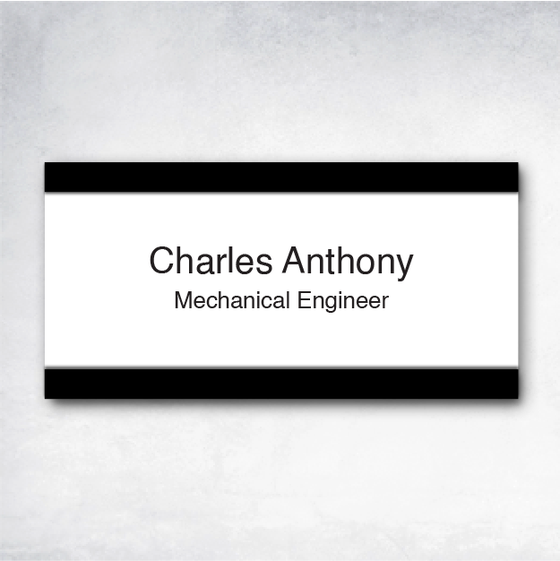 Chi - Cubicle Name Plate B3 8" x 4".