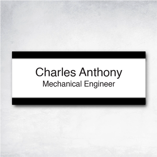 Chi - Cubicle Name Plate B4 10" x 4".