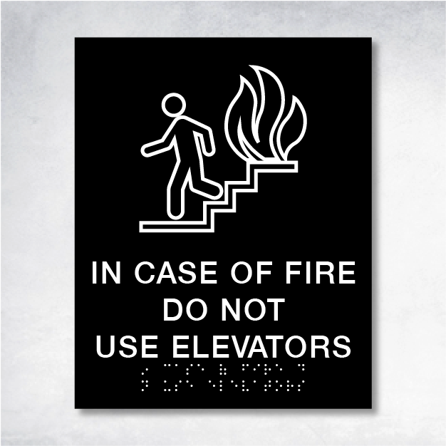 Chi - In Case of Fire 8" x 10".