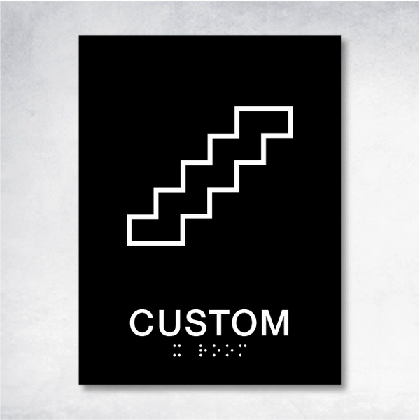 Chi - Stair ID 6" x 8".