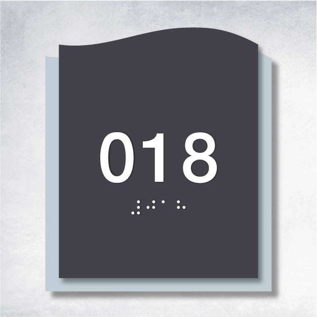 Delta - Room Number B 4.5" x 5.25".