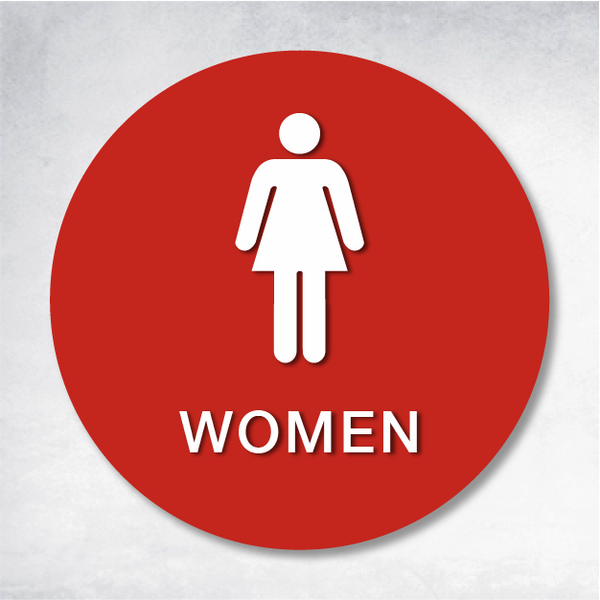 Epsilon - Restroom B Sign 12" x 12".