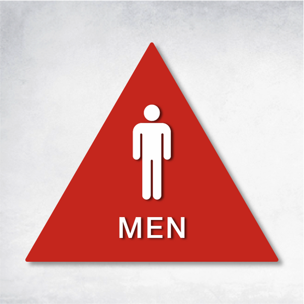 Epsilon - Restroom Men's A 12" X 10.4".