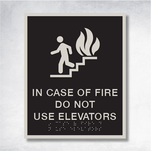 Gamma - In Case of Fire 8.5" x 10.5".