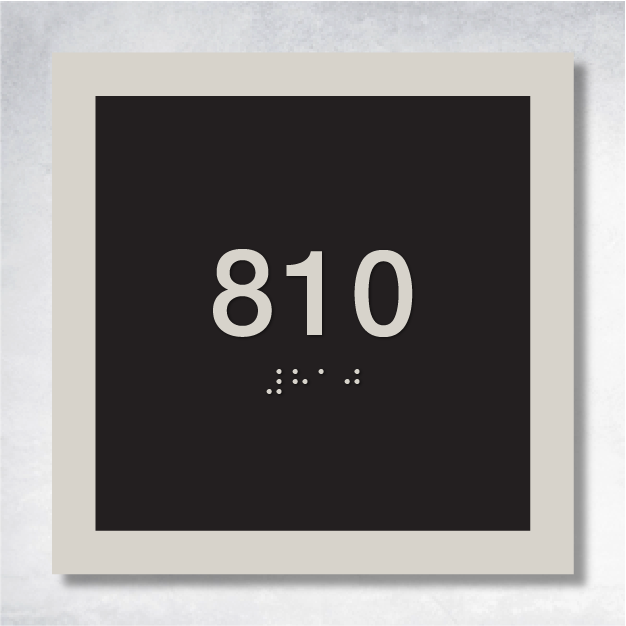 Gamma - Room Number A 6" x 6".