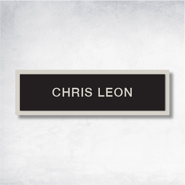 Gamma - Cubicle Name Plate A 8.5" x 2.5".