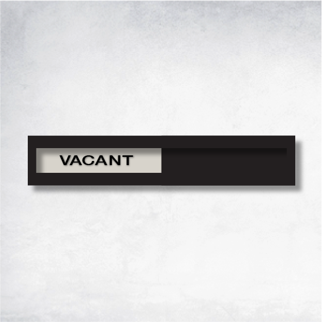 Gamma - Slider Sign 8" x 2".