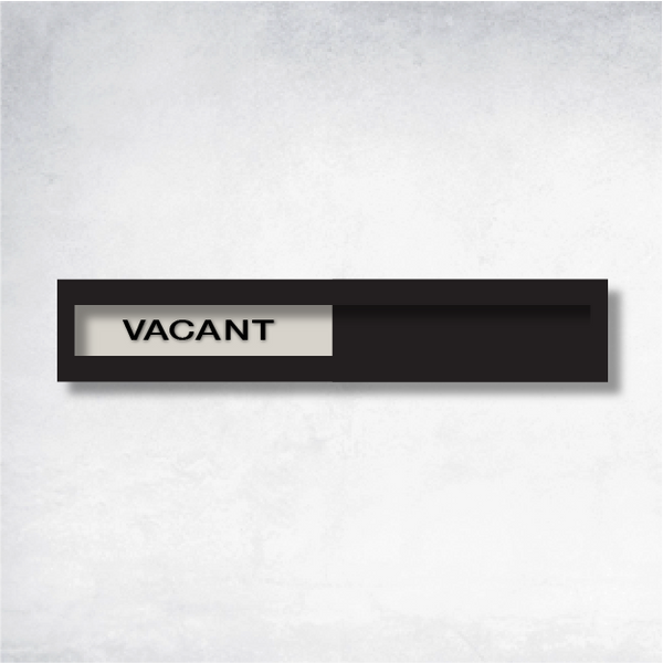 Gamma - Slider Sign 8" x 2".