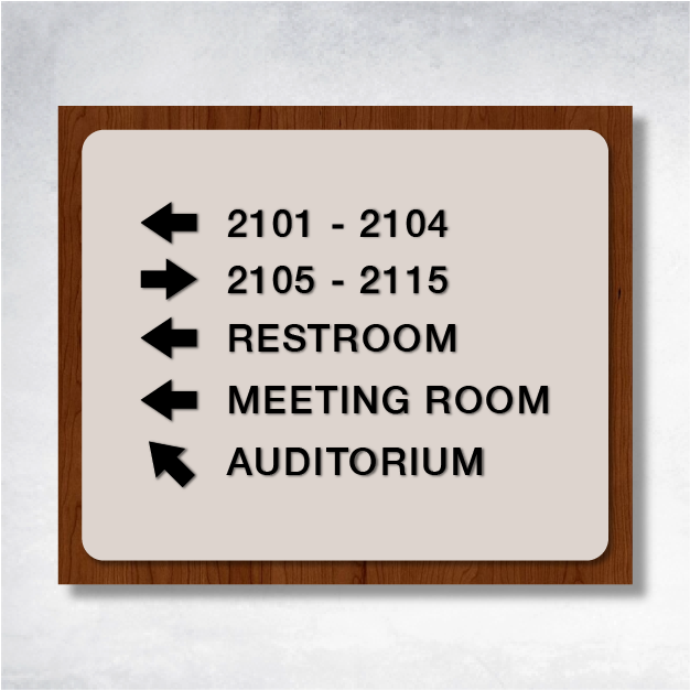 Kappa - Directional A 12" x 10".