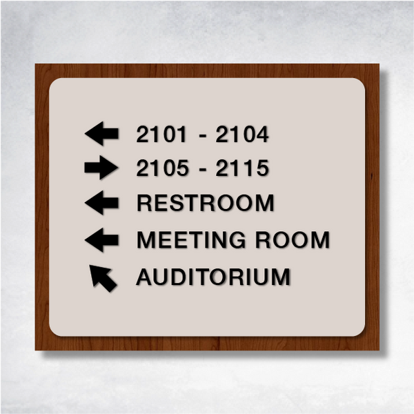 Kappa - Directional A 12" x 10".