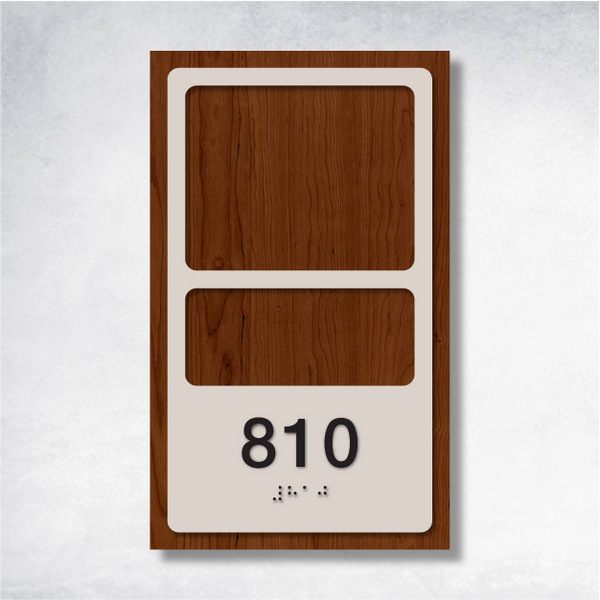 Kappa - Room Number C 6" x 10".