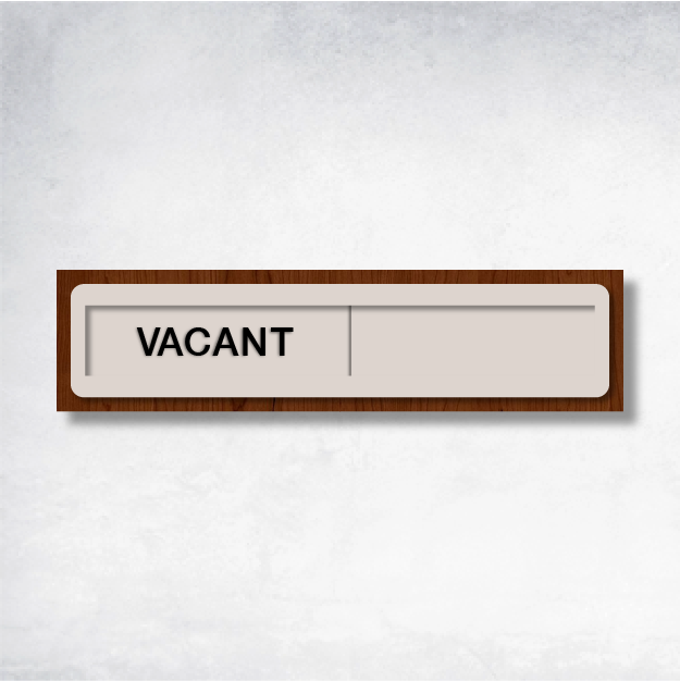 Kappa - Slider Sign 8" x 2".