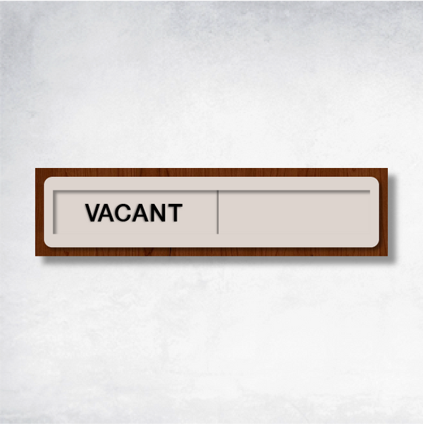 Kappa - Slider Sign 8" x 2".