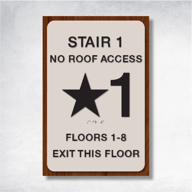 Kappa - Stairwell - Main Floor - 12" x 18".