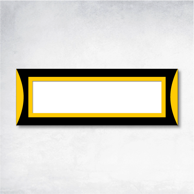 Lambda - Cubicle Name Plate B 10" x 3.5".