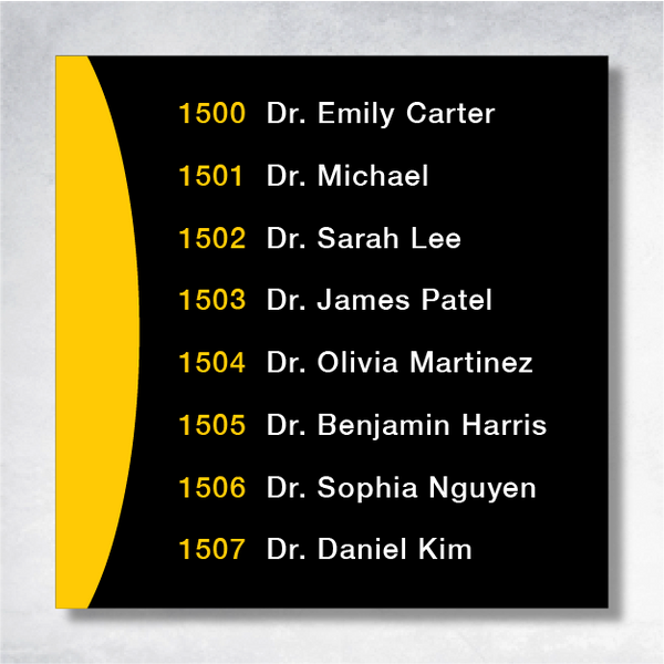 Lambda - Directory A 17" x 17".