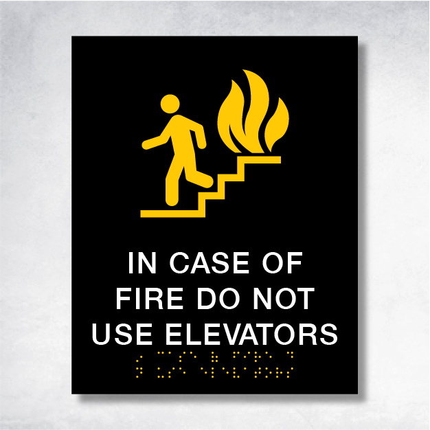 Lambda - In Case of Fire 8" x 10".