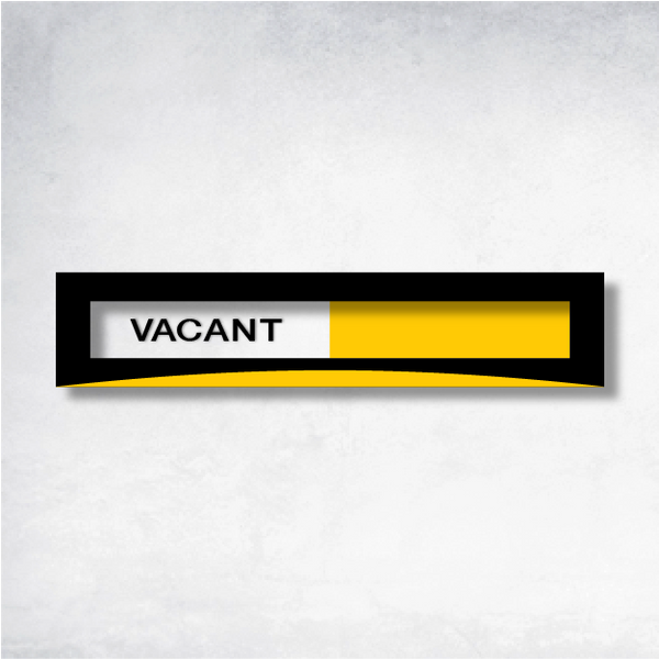 Lambda - Slider Sign 8" x 2".