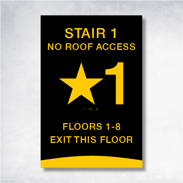 Lambda - Stairwell - Main Floor - 12" x 18".