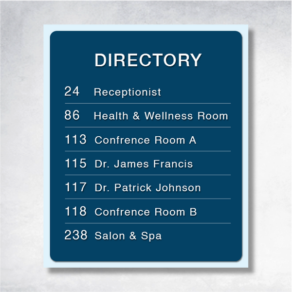 Omega - Directory A 16" x 19".