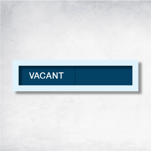 Omega - Slider Sign 8" x 2".