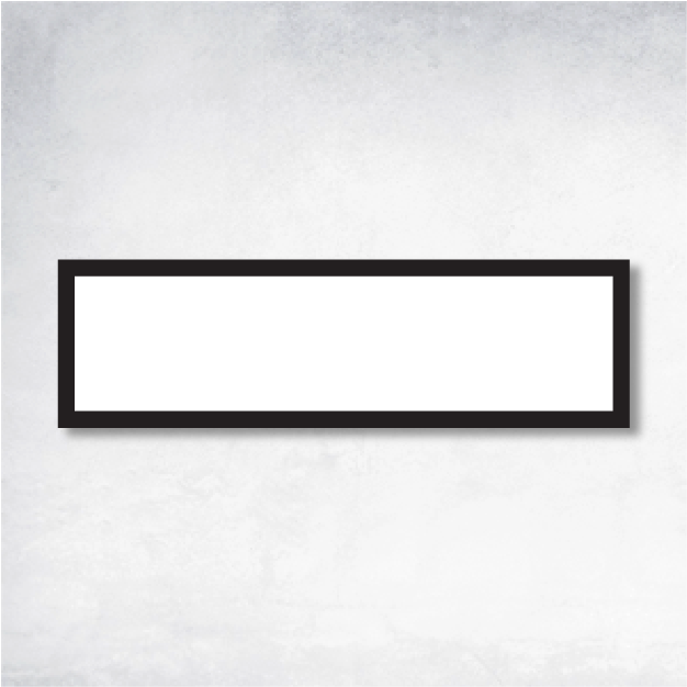 Omni - Cubicle Name Plate A 8.5" x 2.5".