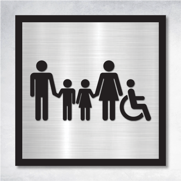 Omni - Flag Mount | Corridor Sign B 8" x 8".