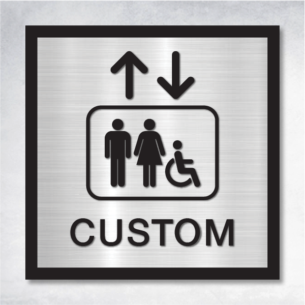 Omni - Flag Mount | Corridor Sign C 8" x 8".