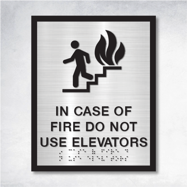 Omni - In Case of Fire 8" x 10".