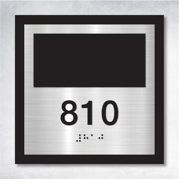 Omni - Room Number B 6" x 6".