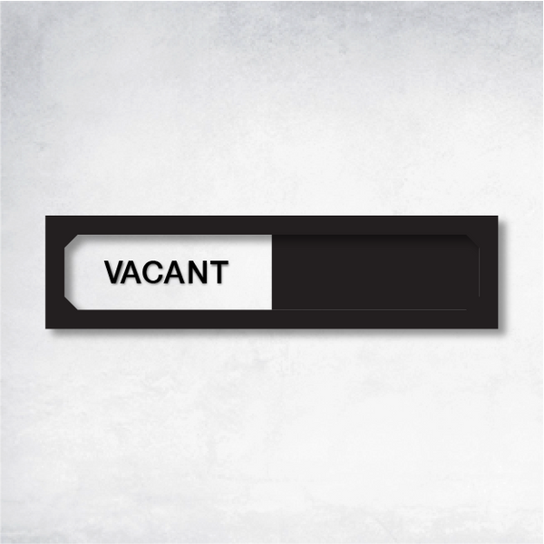 Theta - Slider Sign 8" x 2".