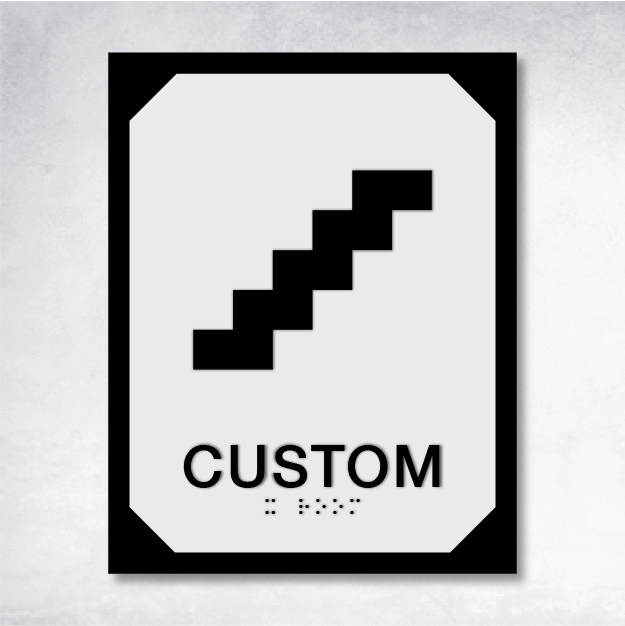 Theta - Stair ID 7.25" x 9.25".