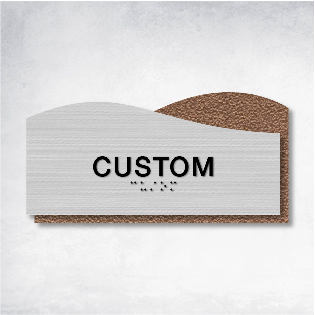 Zeta - Hallway | Corridor Sign A 8" x 4".