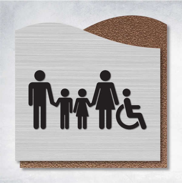 Zeta - Hallway | Corridor Sign B 8" x 8".