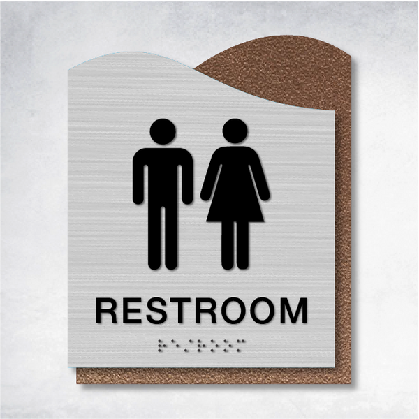 Zeta - Restroom ID A 6.5" x 8.5".