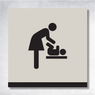 ADA compliance signs for hallways and corridors, featuring raised text and Braille for accessibility.
