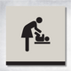 Gamma Hallway Corridor Sign 8x8 - ADA Compliant Signage for Business Accessibility