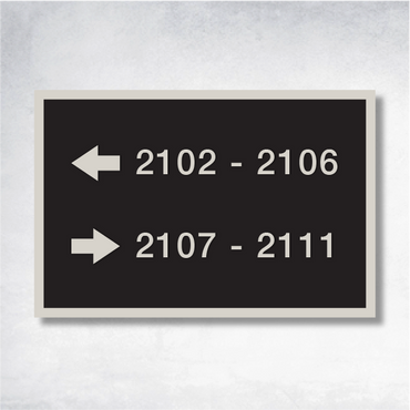 Gamma Directional Signage for ADA Compliance - Enhancing Accessibility in Public Spaces