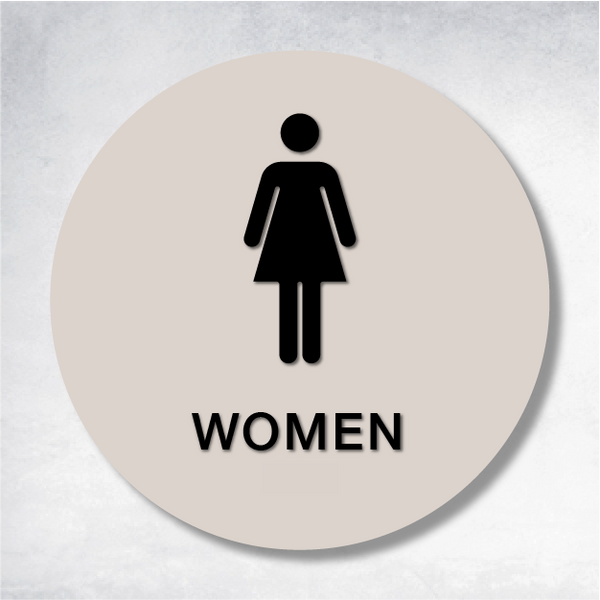 Kappa - Restroom B Sign 12" x 12".