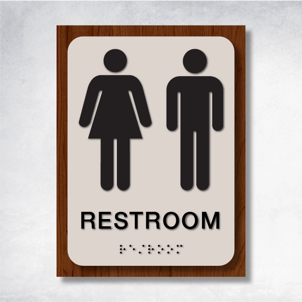 Kappa - Restroom Sign A 6" x 8".