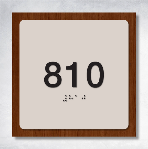 Kappa - Room Number B 6" x 6".