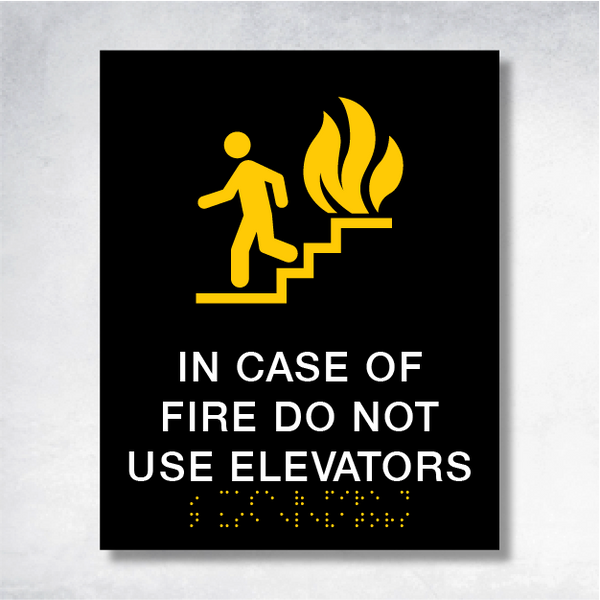 Lambda - In Case of Fire 8" x 10".
