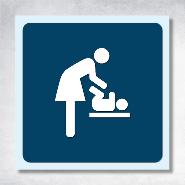 Omega - Hallway | Corridor Sign B 8" x 8".
