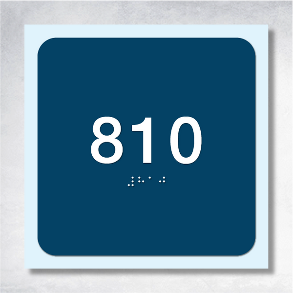 Omega - Room Number B 7" x 7".
