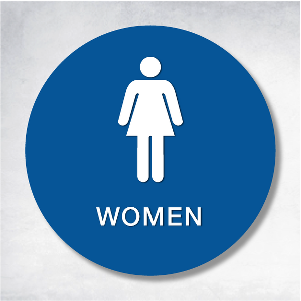 Sigma - Restroom B Sign 12" x 12".