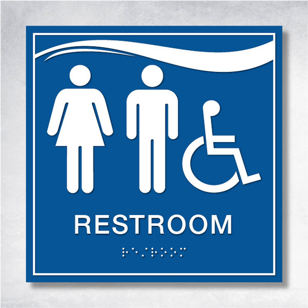 Sigma - Restroom ID B 8" x 8".